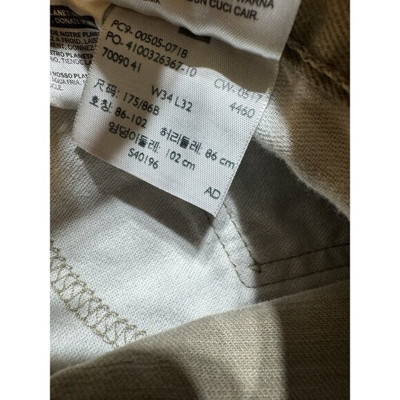 Levi's 505 Regular Fit Men's Size 40x32 Straight Khaki Pants - Picture 9 of 9
